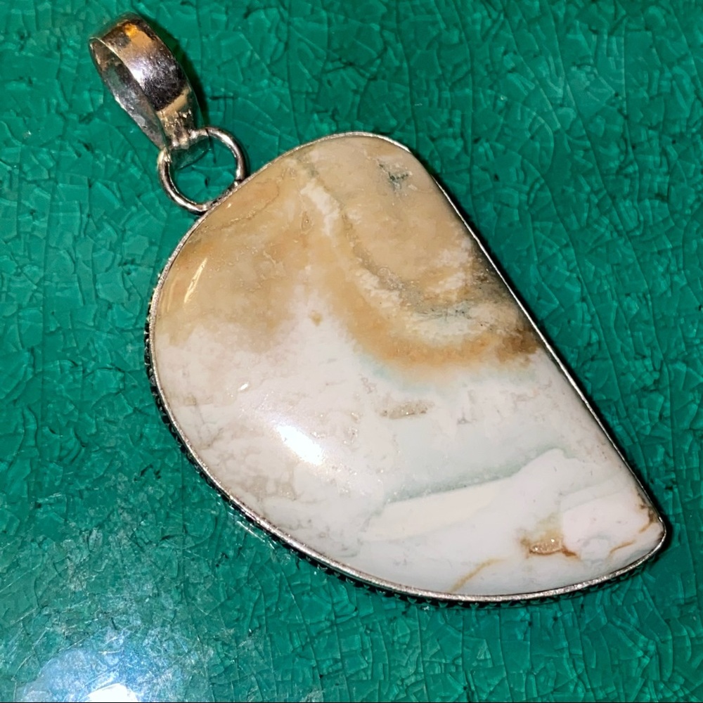 SALE 🐚 Ocean Jasper Gemstone handmade pendant